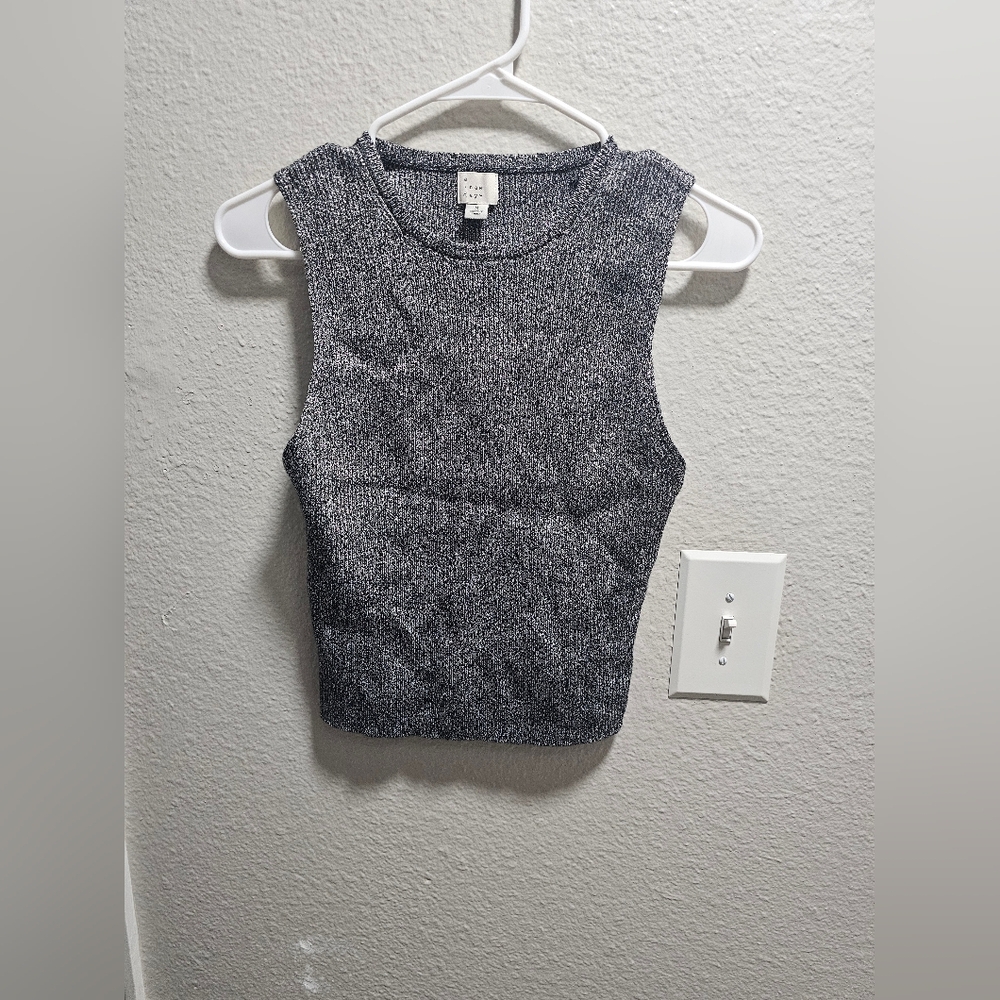 A New Day Shimmer Crop Top NWT